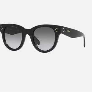 CELINE sunglasses. Comes with box & case and cloth.Black & grey. Like new